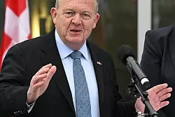 Spricht nach einem Treffen mit den USA von fundamentalen Meinungsverschiedenheiten zwischen den Parteien: der d&auml;nische Au&szlig;enminister Lars L&oslash;kke Rasmussen. - &copy; John McDonnell/AP/dpa