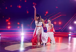 Für Christine Neubauer hat es sich bei «Let\'s Dance» ausgetanzt. - © Thomas Banneyer/dpa