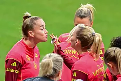 Vor dem Rückspiel des Nations-League-Finals geben sich Gwinn und Co. zuversichtlich. - © Sebastian Christoph Gollnow/dpa