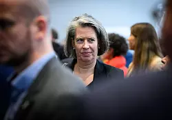 Tamara Zieschang (CDU), ist Innenministerin von Sachsen-Anhalt. In ihrem Bundesland lag das Personenpotenzial im Phänomenbereich «Verfassungsschutzrelevante Delegitimierung des Staates» in den Jahren 2022 und 2023 jeweils knapp im dreistelligen Bereich. Im vergangenen Jahr hat sich die Zahl nach bisherigen Informationen weiter verringert. - © Bernd von Jutrczenka/dpa