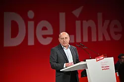 Gregor Gysi hofft auf ein Direktmandat im Südosten Berlins. - © Sebastian Christoph Gollnow/dpa
