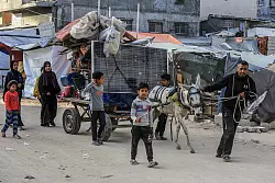 Die israelische Armee hatte j&uuml;ngst alle Anwohner der Stadt Chan Junis im S&uuml;den des Gazastreifens aufgefordert, von dort zu fliehen. - &copy; Abed Rahim Khatib/dpa