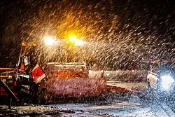 Der Winterdienst war vor allem in Ostwestfalen im Gro&szlig;einsatz. - &copy; Christoph Reichwein/dpa