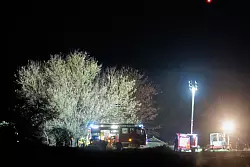 An einer Öl-Pipeline bei Gramzow waren mindestens 200.000 Liter Rohöl ausgetreten. - © Carsten Koall/dpa