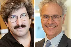Diese Kombination von Bildern zeigt die US-Forscher Gary Ruvkun (l) und Victor Ambros. Der Nobelpreis f&uuml;r Medizin geht an sie f&uuml;r die Entdeckung der microRNA und ihrer Rolle bei der Genregulierung. - &copy; -/Mass General,UMass/AP/dpa