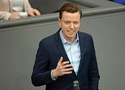 In der SPD gibt es Unbehagen über Merz\\\' Wortwahl. (Archivbild) - © Jonathan Penschek/dpa