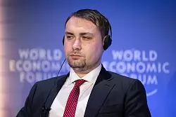 General Budanow hat als Chef des Milit&auml;rgeheimdienstes schon in Abu Dhabi mit den Russen gesprochen. (Archivbild) - &copy; Gian Ehrenzeller/KEYSTONE/dpa