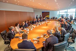 Die Ministerrunde hat die Aktivrente beschlossen. - &copy; Michael Kappeler/dpa