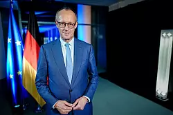 &laquo;H&ouml;ren wir nicht auf die Angstmacher und auf die Schwarzmaler&raquo;, so Merz. - &copy; Kay Nietfeld/dpa-Pool/dpa