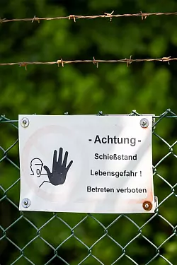 Hier sollen auch mutmaßliche Reichsbürger Schießen geübt haben. - © ---/dpa