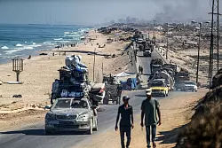 Vor Israels Einnahme der Stadt Gaza sollen Hunderttausende Pal&auml;stinenser den gr&ouml;&szlig;ten Ort des Gazastreifens verlassen. - &copy; Abed Rahim Khatib/dpa