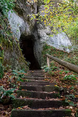 H&ouml;hlen sollten im Herbst und Winter nicht betreten werden, um Flederm&auml;use nicht zu st&ouml;ren. (Archivbild) - &copy; Daniel Vogl/dpa