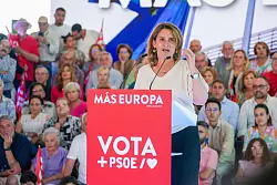 Soll die Wettbewerbsf&auml;higkeit der Wirtschaft st&auml;rken: die Spanierin Teresa Ribera. (Archivbild) - &copy; Francisco J. Olmo/EUROPA PRESS/dpa