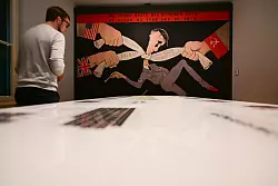 Die vier Alliierten im Zweiten Weltkrieg haben Hitler-Deutschland gemeinsam besiegt. (Archivbild) - © Sebastian Christoph Gollnow/dpa