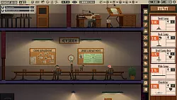 Blattmacher bei der Arbeit im Newsroom im Spiel &laquo;News Tower&raquo;. - &copy; -/Twin Sails Interactive/dpa-tmn