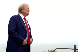 Der Republikaner Donald Trump verbreitet seit Tagen Ger&uuml;chte &uuml;ber Migranten in der keinen Stadt Springfield im Bundesstaat Ohio. - &copy; Jae C. Hong/AP