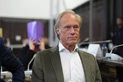 Der ehemalige Fernsehmoderator Gerhard Delling und Lebensgef&auml;hrte von Christina Block ist wegen Beihilfe angeklagt. - &copy; Marcus Brandt/dpa pool/dpa