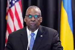 US-Verteidigungsminister Lloyd Austin hat zu dem Treffen der Ukraine-Kontaktgruppe geladen. (Archivbild) - © Uwe Anspach/dpa