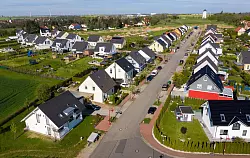 Der Neubau stockt, zuletzt zogen aber die Baugenehmigungen f&uuml;r Eigenheime an. (Archivbild) - &copy; Jan Woitas/dpa-Zentralbild/dpa