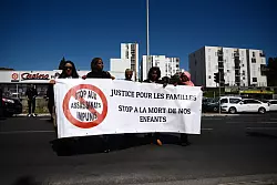 In den von Drogengewalt beherrschten Viertel in Marseille protestieren Bewohner und Betroffene gegen den Rauschgifthandel (Archivbild). - &copy; Christophe Simon/AFP/dpa