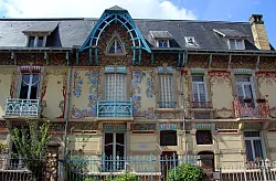 Um 1910 gebaute Jugendstilhäuser in der Rue Felix Faure in Nancy. - © Bernd F. Meier/dpa-tmn