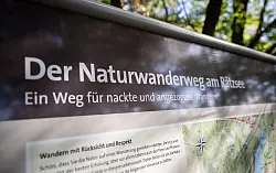 Der Wanderweg liegt in der Gemeinde Wustrow an der Mecklenburgischen Seenplatte. - &copy; Philip Dulian/dpa