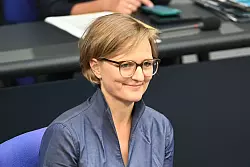 Brantner gilt als Vertreterin des Realo-Flügels. - © Anna Ross/dpa