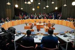 Eine einfache Mehrheit im EU-Außenministerrat reicht nicht, um den Sanktionsvorschlag umzusetzen. - © Emil Helms/Ritzau Scanpix Foto/AP/dpa