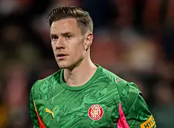 Torh&uuml;ter Marc-Andr&eacute; ter Stegen bei seinem Einstand f&uuml;r Girona. - &copy; Felipe Mondino/LiveMedia-IPA/ZUMA Press Wire/dpa
