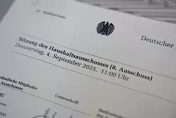 Der Bundesetat f&uuml;r 2025 steht: Der Haushaltsausschuss des Bundestags hat seine Bereinigungssitzung abgeschlossen. Mitte September wird er im Parlament verabschiedet. - &copy; Joerg Carstensen/dpa