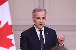 Krisenerprobter Wirtschaftsexperte mit überschaubarem Charisma: Mark Carney. (Archivbild) - © Thomas Padilla/AP Pool/AP/dpa