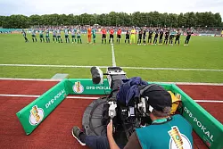 Der SV Atlas Delmenhorst weicht ins Oldenburger Marschweg-Stadion aus. - © Piet Meyer/dpa