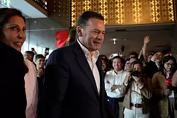 Bei den Konservativen wird gejubelt. - &copy; Armando Franca/AP/dpa