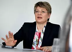 Rentenpr&auml;sidentin Gundula Ro&szlig;bach: &laquo;Keine Kostenexplosion&raquo;. (Archivbild) - &copy; Britta Pedersen/dpa-zentralbild/dpa