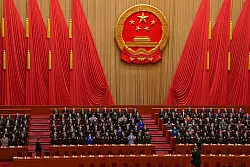 Die Jahrestagung des chinesischen Volkskongresses lief über neun Tage. - © Andy Wong/AP