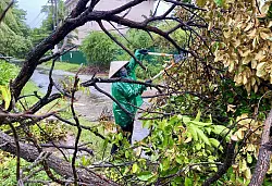 &laquo;Bualoi&raquo; richtete auch in Vietnam schwere Sch&auml;den an. - &copy; V&otilde; Th? Dung/VNA/AP/dpa