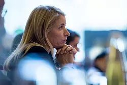 Bahn-Chefin Evelyn Palla zeigte sich betroffen von dem Zugungl&uuml;ck. Ihre Gedanken seien bei den Verstorbenen und Verletzten. - &copy; Hannes P Albert/dpa