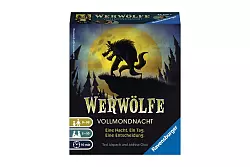 «Werwölfe: Vollmondnacht» spielen bis zu 10 Personen als Bewohner eines Dorfes gegen Wölfe - jede Gruppe gewinnt für sich. Dabei darf und soll kräftig gelogen und getäuscht werden. Vor allem die Wölfe versuchen, sich möglichst gut zu tarnen. - © Ravensburger/dpa-tmn