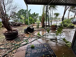 Die Küstenstadt Port Hedland war besonders betroffen. - © Tracey Heimberger/TRACEY HEIMBERGER/AAP/dpa