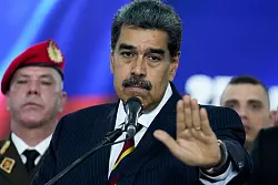 Der bislang autorit&auml;r herrschende Pr&auml;sident Nicol&aacute;s Maduro wurde nach Angaben von US-Pr&auml;sident Donald Trump gefasst und au&szlig;er Landes gebracht. (Archivfoto) - &copy; Matias Delacroix/AP/dpa
