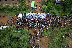 In Kambodscha sollen mittlerweile 80.000 Menschen wegen der K&auml;mpfe vertrieben worden sein. - &copy; Anton L. Delgado/AP/dpa
