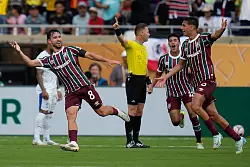 Im Halbfinale der Club-WM: Die Brasilianer von Fluminense. - © John Raoux/AP/dpa