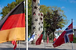 Schengen ist laut B&uuml;rgermeister Michel Gloden weltweit bekannt. - &copy; Harald Tittel/dpa