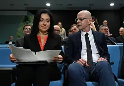 Wirtschaftsministerin Reiche informiert sich &uuml;ber Israels Wirtschaft - &copy; Elisa Schu/dpa