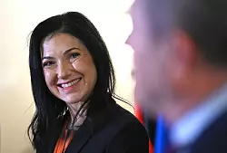 Bundeswirtschaftsministerin Reiche zu Besuch in Jerusalem - &copy; Elisa Schu/dpa