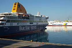 In Griechenland ist der F&auml;hrverkehr wegen eines Streiks weitgehend eingestellt worden. - &copy; Socrates Baltagiannis/dpa