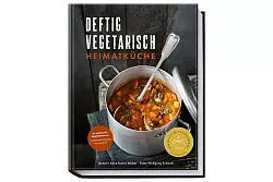 Anne Katrin Weber, «Deftig vegetarisch – Heimatküche», Becker Joest Volk Verlag, 2024, 192 Seiten, ISBN 978- 3-95453-326-8, 32,00 Euro. - © Becker Joest Volk Verlag/Becker Joest Volk Verlag /dpa-tmn