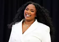 Lizzo macht Wahlkampf f&uuml;r Harris. - &copy; Jacquelyn Martin/AP/dpa