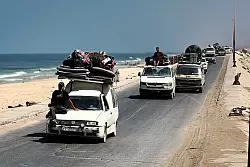 Israels Armee hat die Bewohner der Stadt Gaza zur Evakuierung aufgerufen. (Archivbild) - © Belal Abu Amer/APA Images via ZUMA Press Wire/dpa