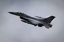 Niederlande unterst&uuml;tzt Ukraine mit F-16. (Archivbild) - &copy; Efrem Lukatsky/AP/dpa